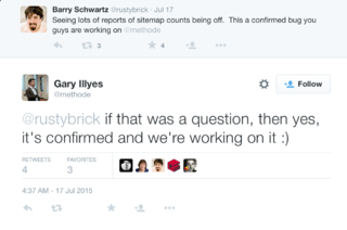 Google Confirms indexed links Google Webmaster Tools declined