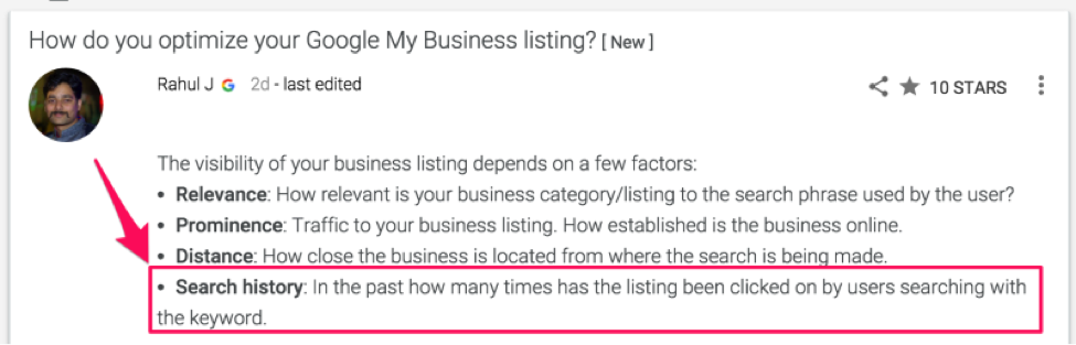 Google Posts Algorithm Information for Local Rankings and Immediately Deletes It