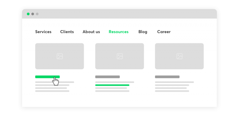 How to improve your website navigation clickable links